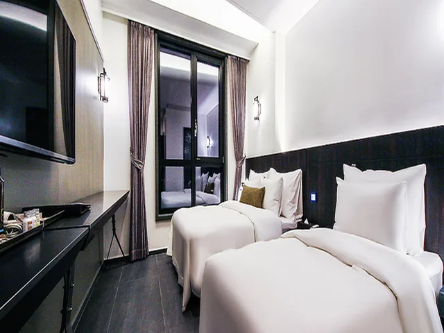 غرفة قياسية بسريرين منفصلين، Hotel Gms 1/1