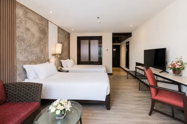 غرفة بريميوم بسريرين منفصلين بإطلالة على البحر، Garden Cliff Resort and Spa 4/10