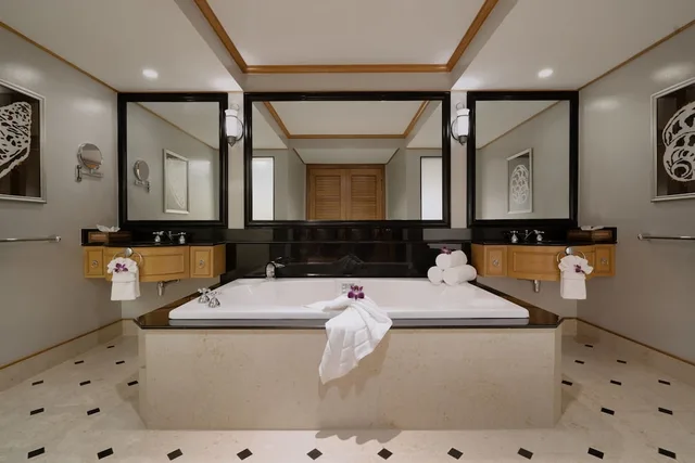 شقة بسريرين مزدوجين بإطلالة على الحديقة بشرفة بغرفتي نوم، Marriott S Phuket Beach Club 3/4