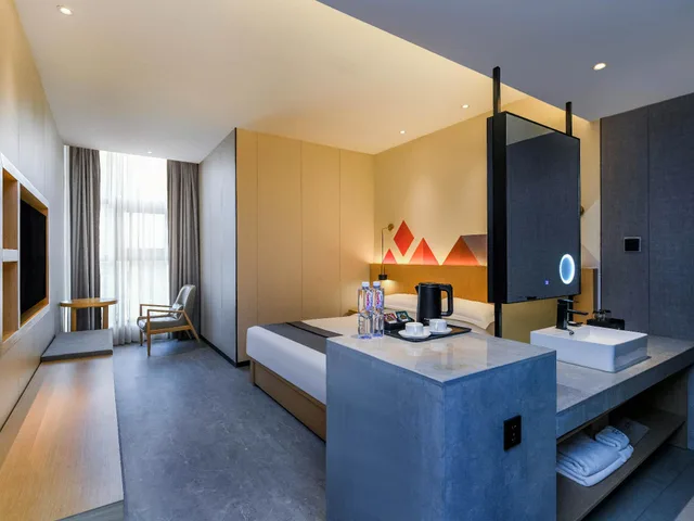 غرفة ديلوكس، Borrman Hotel (Chongqing Jiefangbei Hongyadong) 1/1