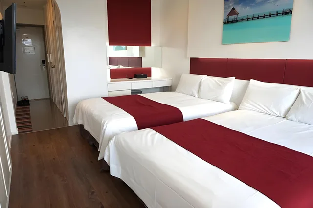 Room, Double or Twin Bed, Village View، Aimi Jeju Beach Hotel 1/1
