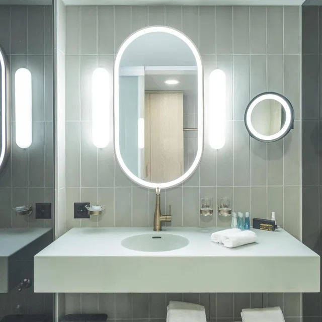 غرفة بريميير بسرير فردي بشرفة، Swissotel Kursaal Bern 6/7