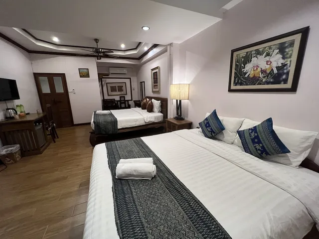 غرفة اقتصادية عائلية بسريرين كينج، Pha Thai House 3/5