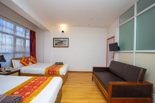غرفة ديلوكس بسرير مزدوج بغرفتي نوم، The Boudha Inn 6/10