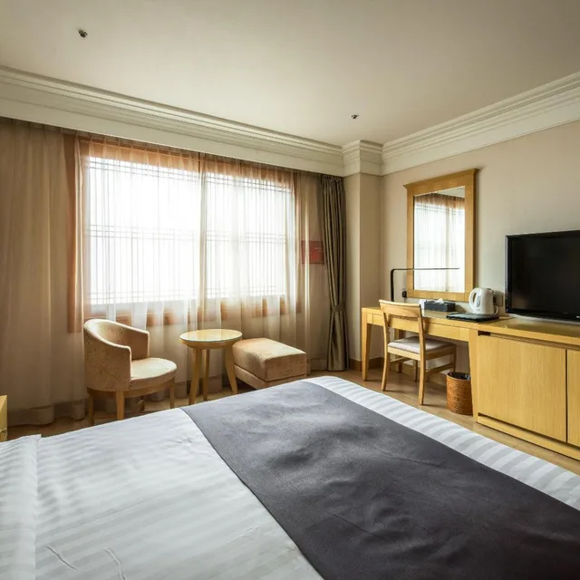 غرفة قياسية بسرير مزدوج، Shangria Beach Tourist Hotel 6/6