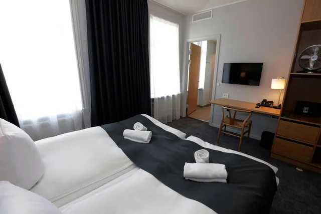 غرفة بسرير مزدوج أو سريرين منفصلين، Hotel Bethel 4/10
