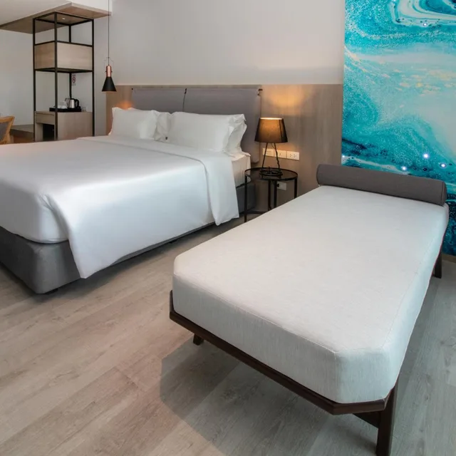 غرفة بريميير بسرير كينج بإطلالة على البحر، Fortune Saeng Chan Beach Rayong 7/10