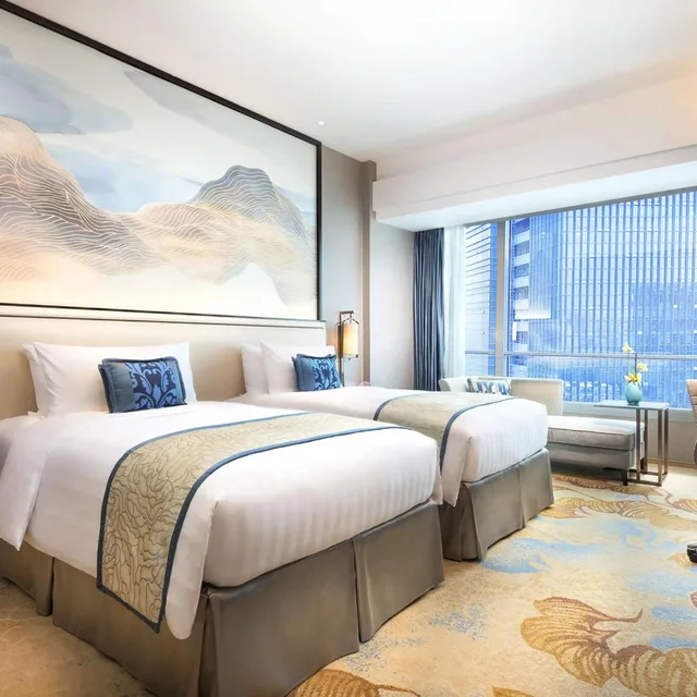 غرفة ديلوكس بسرير فردي، Shangri La Xiamen 1/6