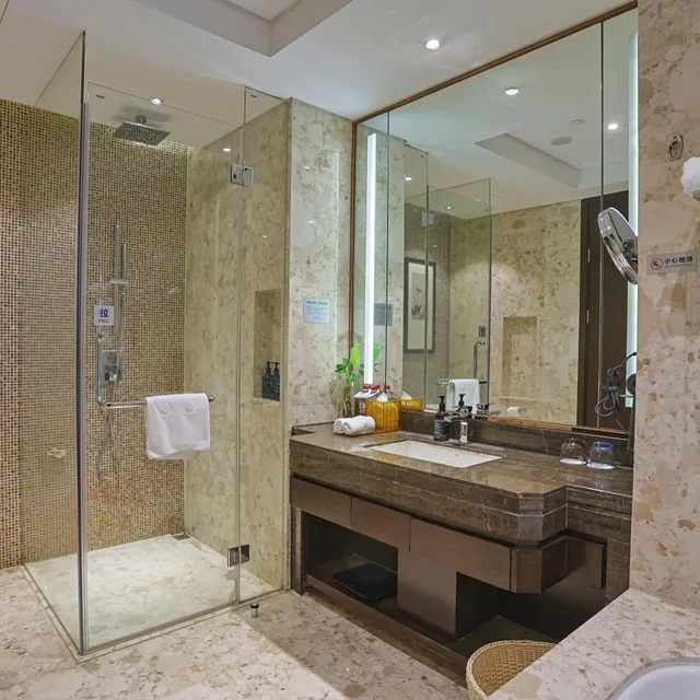 غرفة بزنس بسريرين منفصلين بإطلالة على المدينة، Yiwu Shangcheng Hotel 5/8