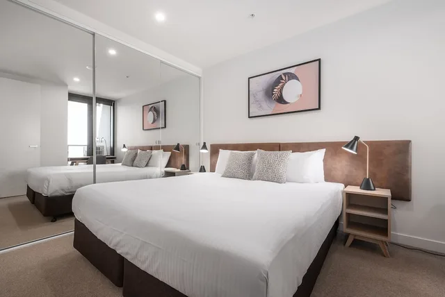 شقة بسرير كينج وسرير كوين بغرفتي نوم، Domi Serviced Apartments 2/4
