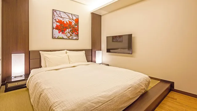 جناح غراند بريميير تنفيذي بسريرين منفصلين مع أريكة مع دخول الصالة، Okinawa Kariyushi Resort Exes Naha 2/6