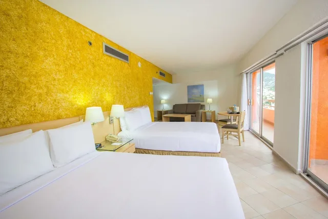 Junior Suite, 2 Double Beds, Partial Ocean View, Balcony, HS Hotsson Smart Acapulco 3/10