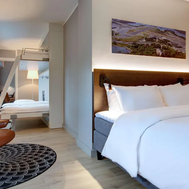 غرفة عائلية بسرير مزدوج، Radisson Blu Park Hotel Oslo 5/10