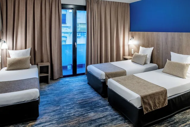 غرفة ثلاثية بثلاثة أسرّة بشرفة، Hotel Panorama 2/6