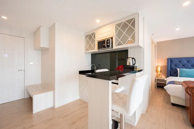 غرفة كلوب ديلوكس بسرير كينج، Sonia Residence Pattaya 4/7