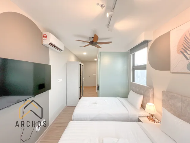 Deluxe, Twin Beds, Riveria City at KL Sentral by Archos 1/1