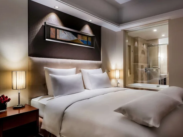 غرفة تنفيذية بسرير كينج مع دخول الصالة في طابق مرتفع، PULLMAN BEIJING SOUTH 5/10