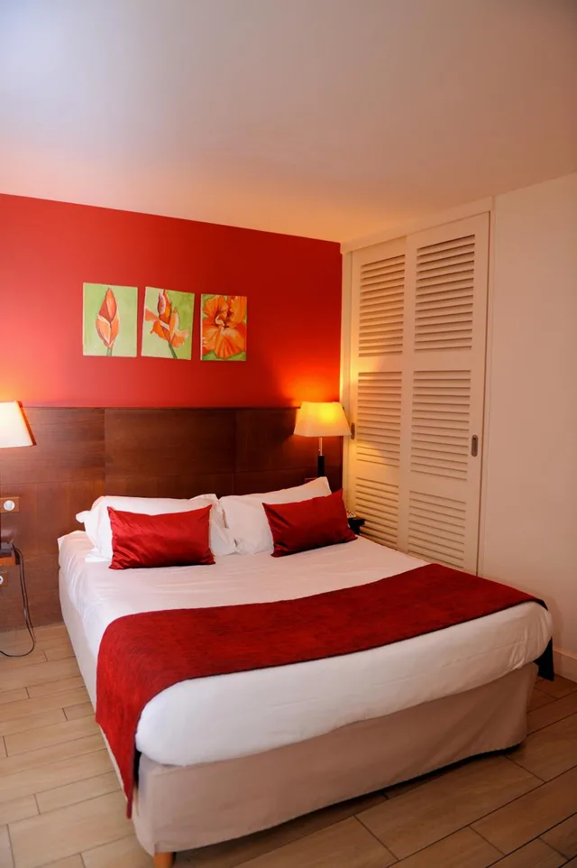 غرفة كومفورت بسرير مزدوج، Hotel The Originals de la Paix Beaune 3/10