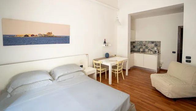 استوديو بسرير مزدوج بشرفة، Badia Nuova Residence 1/10