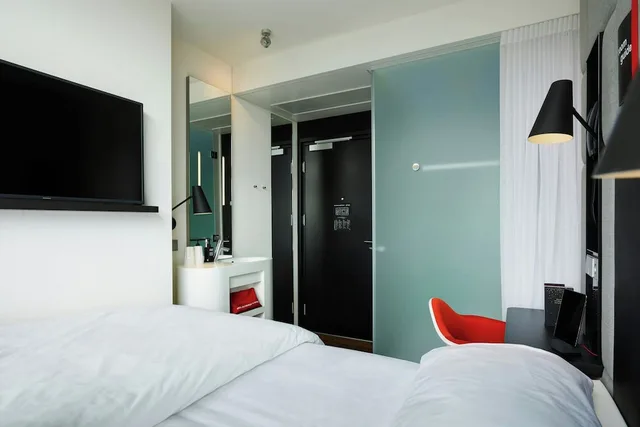 غرفة مفردة بسرير مزدوج، Citizenm Amstel Amsterdam Hotel 3/10