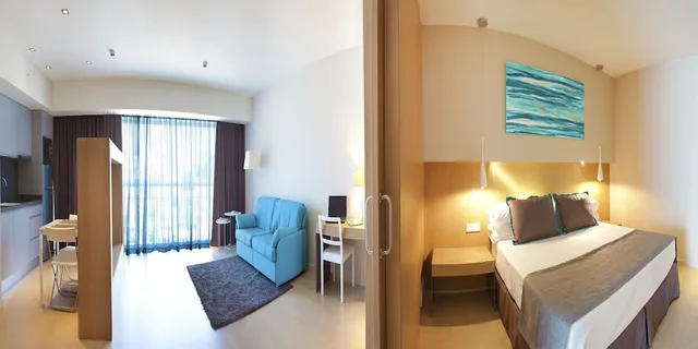 شقة بسرير مزدوج بغرفة نوم واحدة، Atenea Port Mataro Hotel 1/10