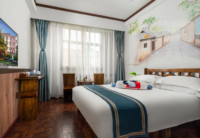غرفة اقتصادية بسرير مزدوج، Nostalgia Hotel Beijing Lama Temple Nanluogu Lane Houhai 1/2