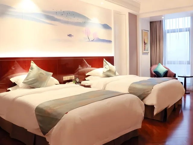 Oriental, Executive, Twin Beds، GreenTree Eastern Yancheng Binhai County Aobaolia Beichen Hotel 1/1