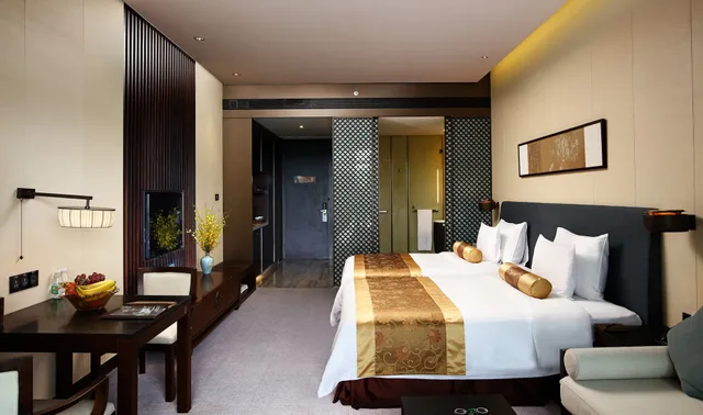 غرفة ديلوكس بسريرين منفصلين، Shenzhen Castle Hotel 4/6
