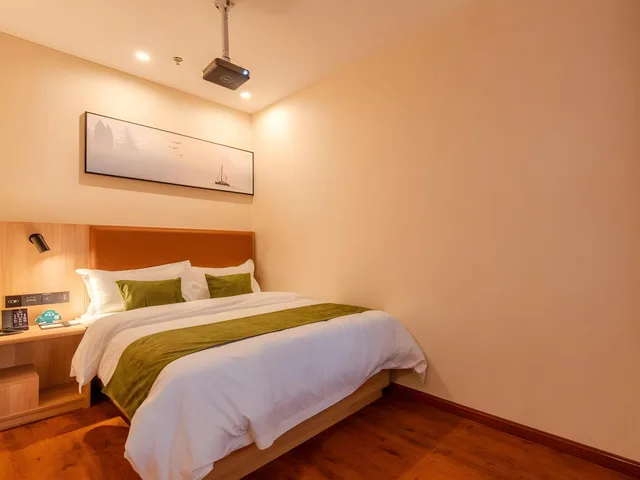 Feature, Queen Bed، GreenTree Inn Hefei Changjiang West Road Zhenxing Road Subway Station Jiaqiao Yueshan International 1/1