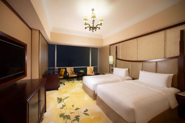 Horizon, Club, Twin Beds، Shangri-La Wenzhou 1/8