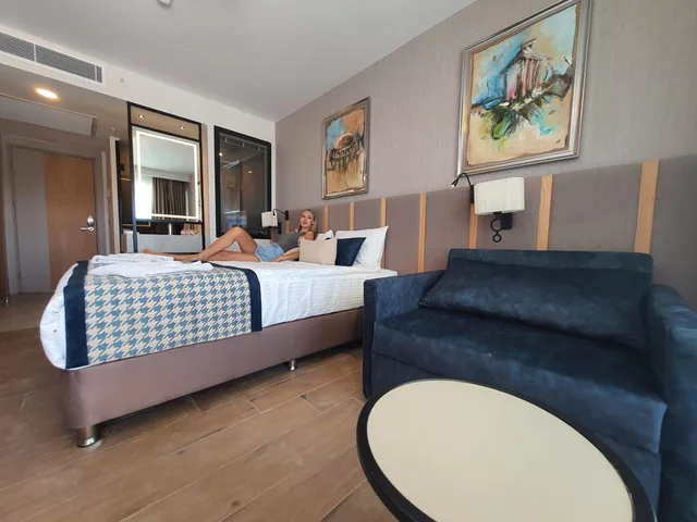 غرفة اقتصادية بسرير مزدوج، Sunthalia Hotels & Resorts Ultra All Inclusive Adults Only Party Hotel Side 7/10
