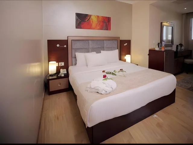 غرفة قياسية بسرير مزدوج، Cairo Taj Dokki Families Tower Hotel 1/3