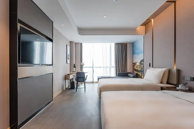 غرفة بسريرين مزدوجين، Atour Hotel Wangting Suzhou 1/1
