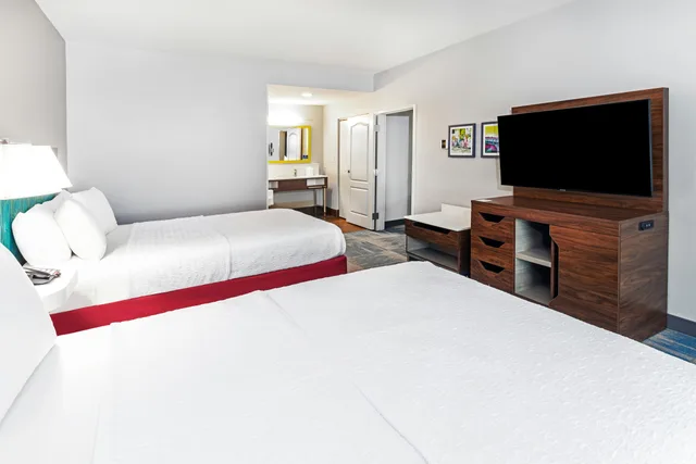 جناح بسريرين كوين بغرفة نوم واحدة، Hampton Inn And Suites Houston I 10 Central 1/5