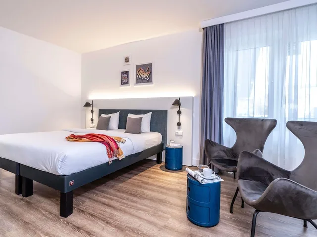 جناح متصل عائلي بسريرين مزدوجين، Ibis Styles Hamburg Alster City 2/7