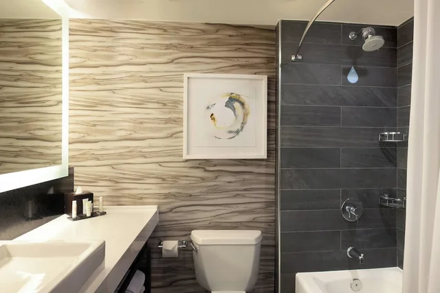 غرفة كلوب بسريرين مزدوجين، Marriott Research Triangle Park 6/8