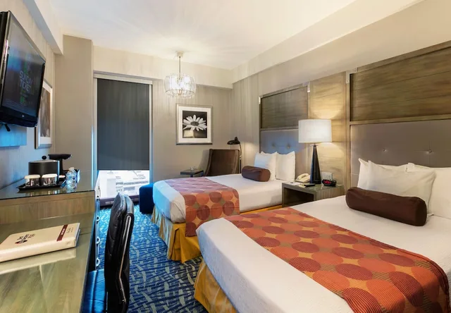غرفة قياسية بسريرين مزدوجين، Robert Treat Hotel 1/3