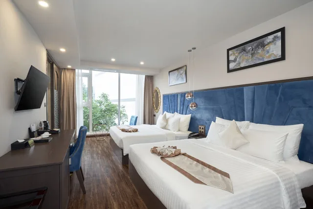 غرفة عائلية بسريرين كينج، Cicilia Saigon Hotels and Spa 1/10
