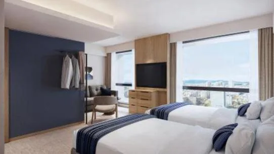 غرفة ديلوكس بسريرين منفصلين، Shizutetsu Hotel Prezio Hakata-Ekimae 3/7