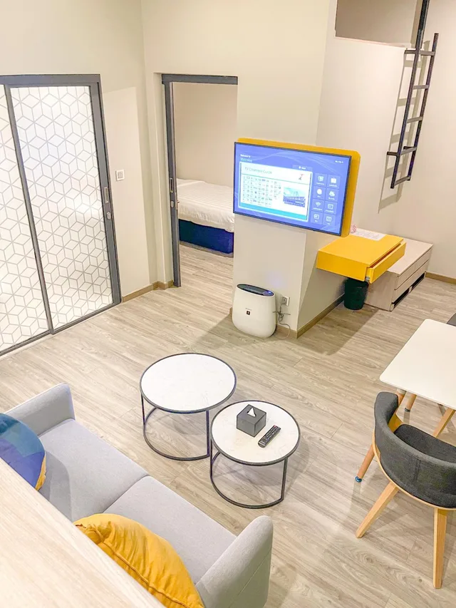 غرفة عائلية بسرير كوين وسرير فردي، Hotel Z zpaze 6/7
