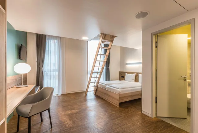غرفة عائلية، Green City Hotel Vauban 2/3