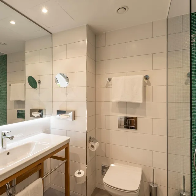 غرفة قياسية بسرير فردي بإطلالة على الفناء، Holiday Inn Munich Leuchtenbergring, an IHG Hotel 9/9