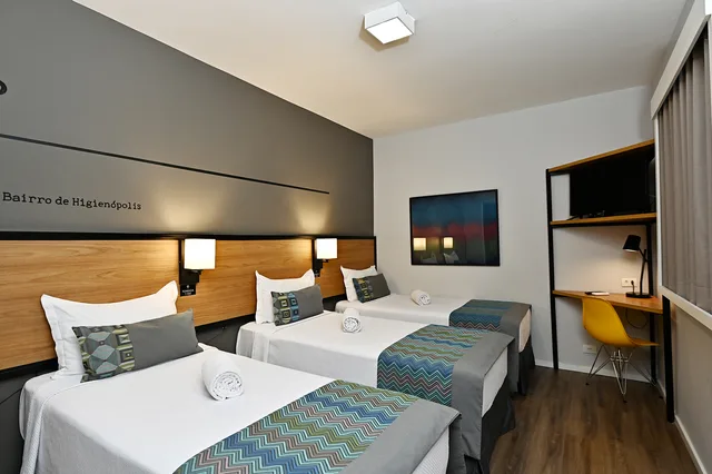 Standard, Triple, Double Bed, Hotel Monreale Lifestyle Higienopolis Sao Paulo 2/8