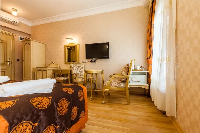 غرفة اقتصادية بسريرين منفصلين في الطابق الأرضي، Saba Sultan Hotel Istanbul 4/9