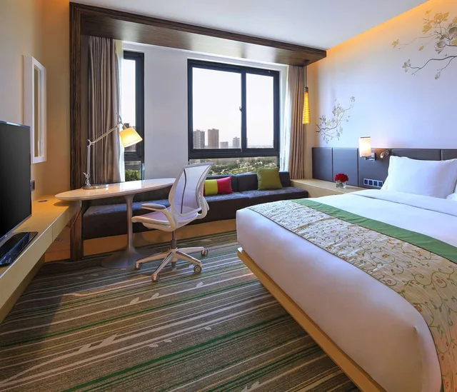 غرفة بسرير كينج، Hilton Garden Inn Xi An High Tech Zone 1/2