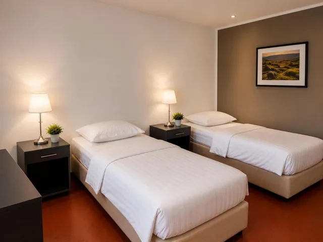 غرفة بسريرين منفصلين، Hotel Bifrost 1/10