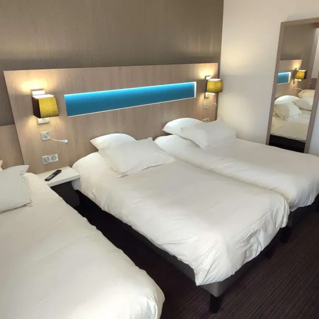 غرفة قياسية ثلاثية بثلاثة أسرّة، Best Western Marseille Aeroport 7/10