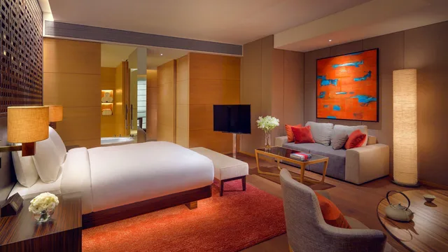 غرفة ديلوكس بسرير كينج، PARK HYATT GUANGZHOU 1/1