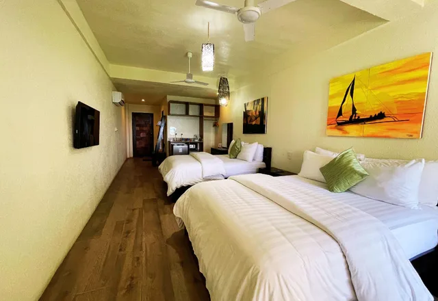 Deluxe, Family, 2 Queen Beds, Sunset At Aninuan Beach Resort 1/1