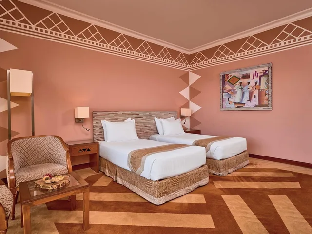 غرفة كلاسيكية بسريرين منفصلين بإطلالة على النهر، Movenpick Aswan 8/10
